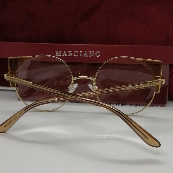 New/Authentic Marciano by Guess GM0332 Gold/Brown - Picture 4 of 8